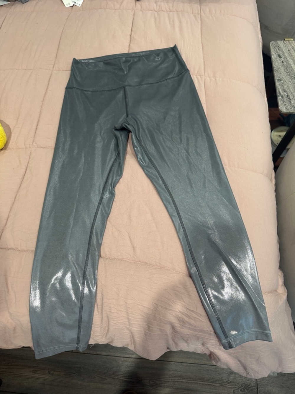lululemon athletica Metallic Gray High-Rise Leggings